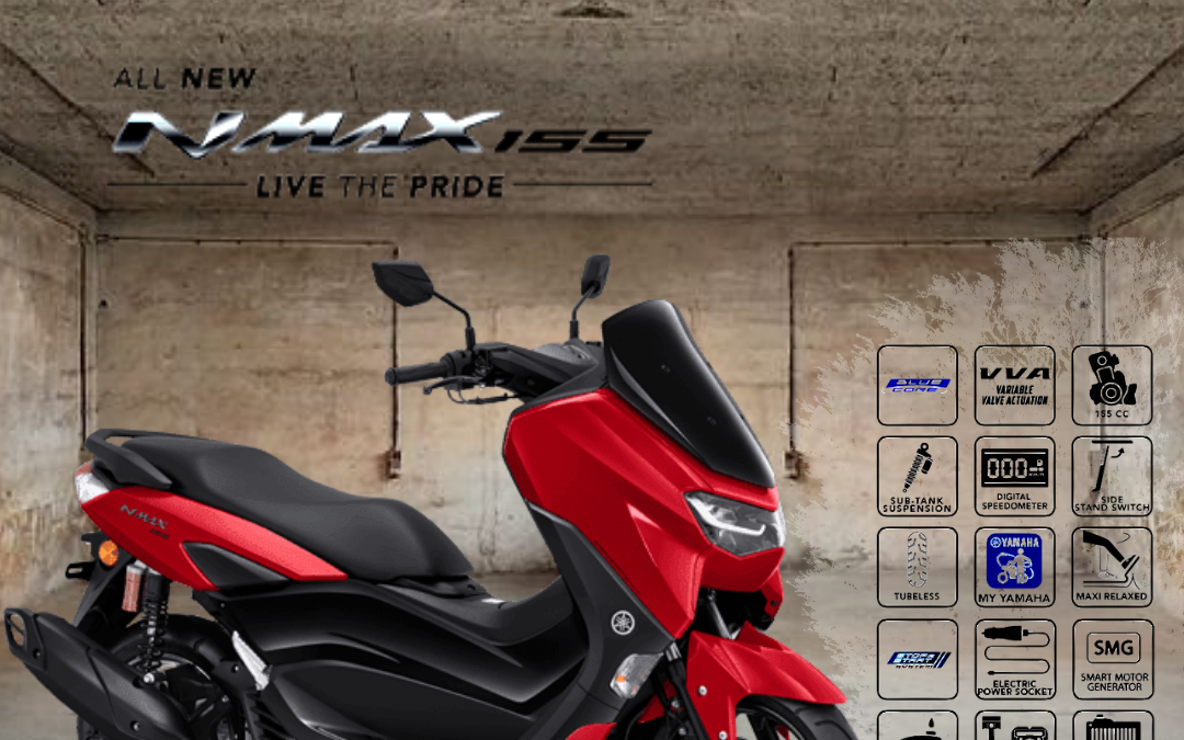 YAMAHA ALL NEW NMAX 155 CONNECTED TAMPIL SEGAR DENGAN PILIHAN WARNA BARU