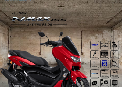 YAMAHA ALL NEW NMAX 155 CONNECTED TAMPIL SEGAR DENGAN PILIHAN WARNA BARU