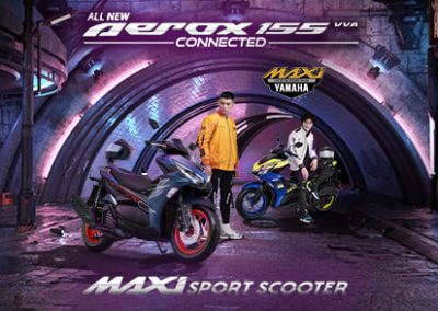 YAMAHA ALL NEW AEROX 155 CONNECTED VERSION TAMPIL SEMAKIN SPORTY DENGAN WARNA DAN GRAFIS BARU