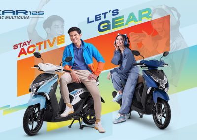 Pilihan Warna Baru Yamaha Gear 125, Tampil Aktif & Artistic Disegala Momen