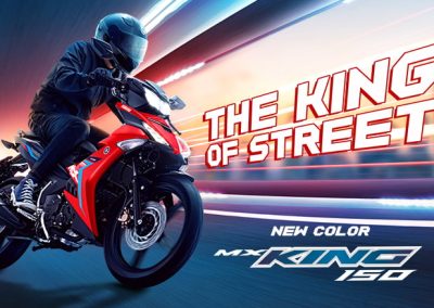 Kombinasi Atraktif Warna dan Grafis Baru MX King 150, “King of Street” Tampil Makin Gagah dan Sporty