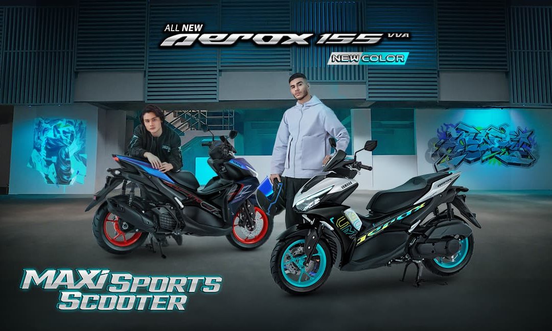 Mengusung Tema Urban Street Style, Yamaha All New Aerox 155 Tampil Semakin Energik dan Dinamis dengan Warna Baru