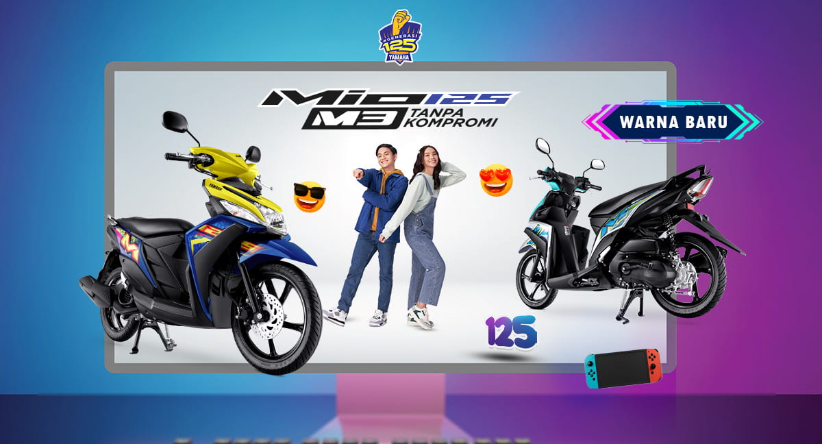 Intip Warna Baru Yamaha Mio M3 125, Tampil Sporty & Modern Ala Anak Muda Kekinian