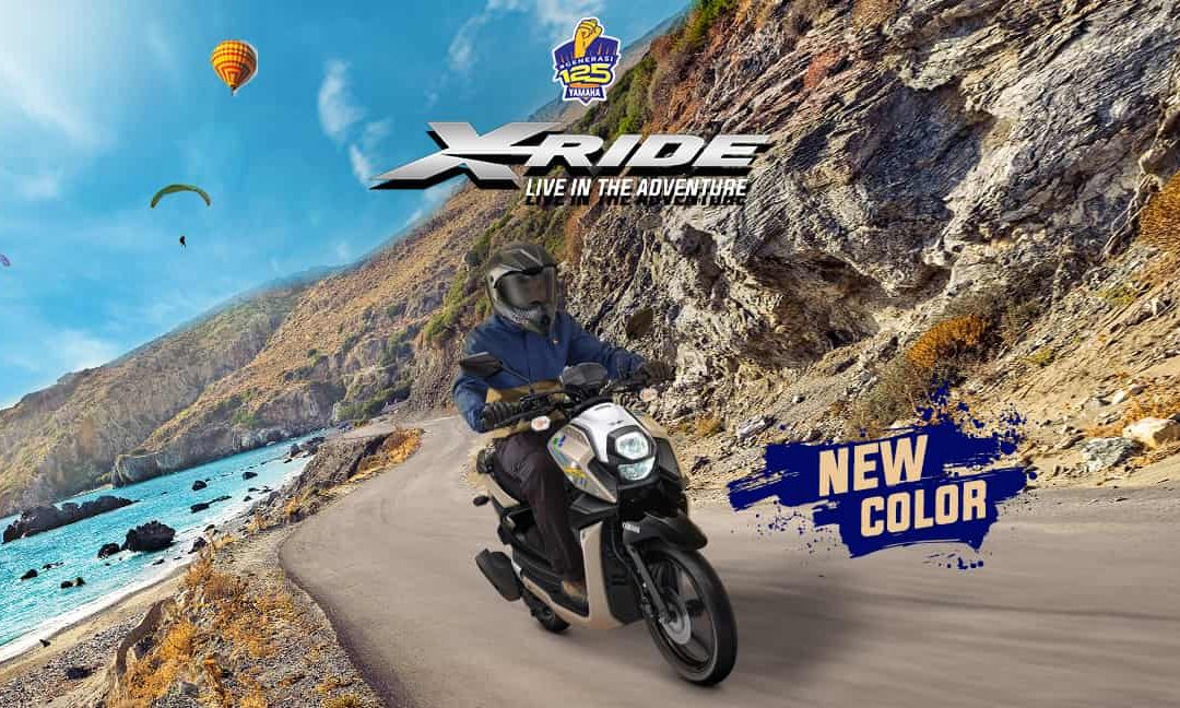 Tampil Aggressive, Warna Baru X-Ride 125 Siap Dijadikan Partner Berpetualang