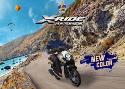 Tampil Aggressive, Warna Baru X-Ride 125 Siap Dijadikan Partner Berpetualang