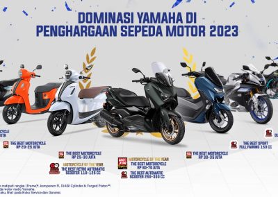 Motor Yamaha Boyong 5 Piala di Ajang Penghargaan Bergengsi