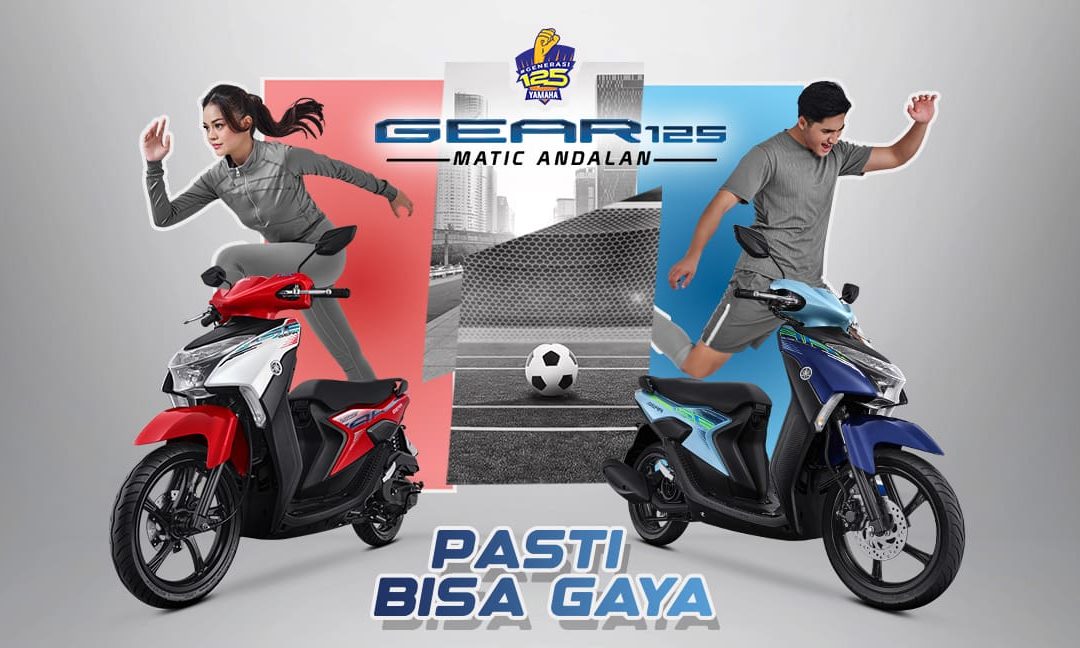 Si Serba Bisa, Matic Andalan Yamaha GEAR125 Hadir Dengan Warna Baru