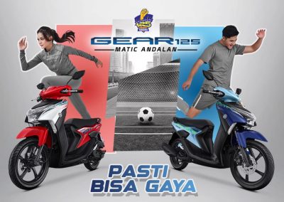 Si Serba Bisa, Matic Andalan Yamaha GEAR125 Hadir Dengan Warna Baru