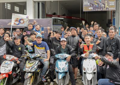 Kegiatan acara Mio Versary di Eramotor Pasar Minggu!