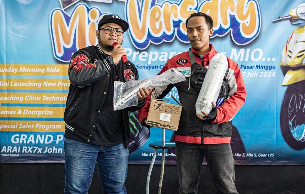 Kegiatan acara Mio Versary di Eramotor Pasar Minggu!