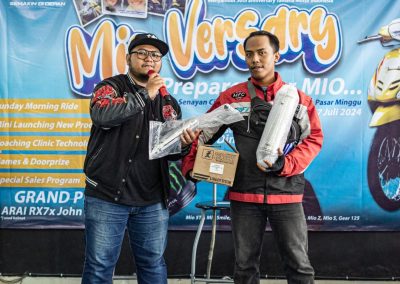 Kegiatan acara Mio Versary di Eramotor Pasar Minggu!