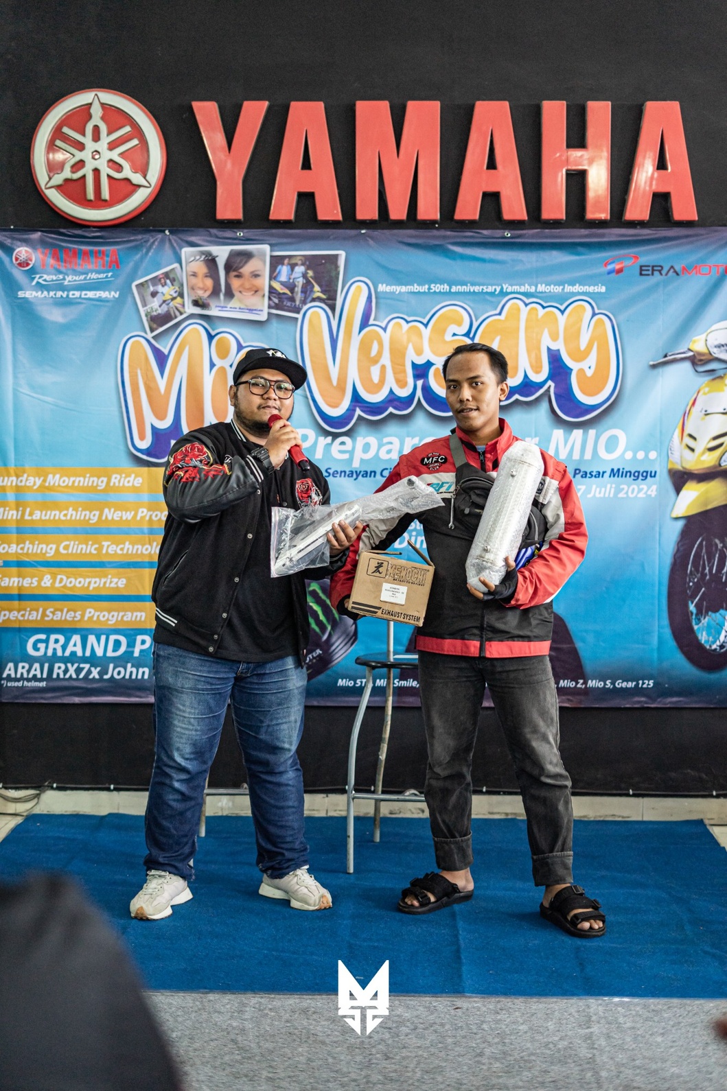 Kegiatan acara Mio Versary di Eramotor Pasar Minggu!