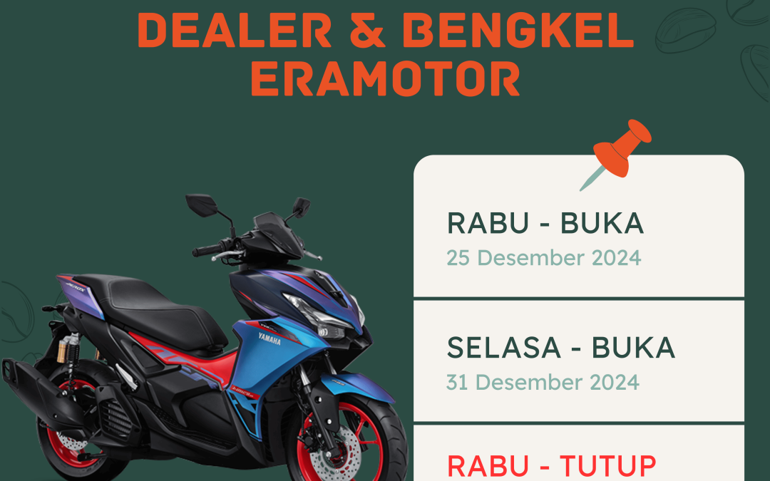 🗓 Jadwal Operasional Bengkel Yamaha Eramotor